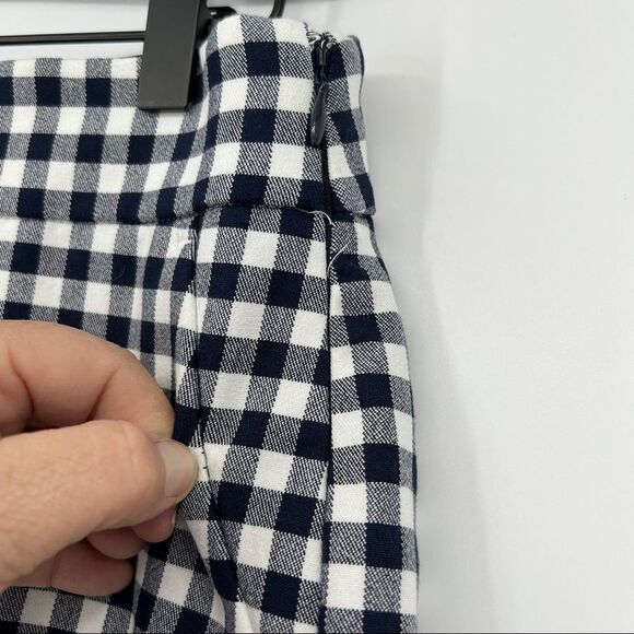 Re-Imagined By J. CREW Multi Striped Plaid Button Leg Capri Straight Leg Pants - Picture 3 of 15